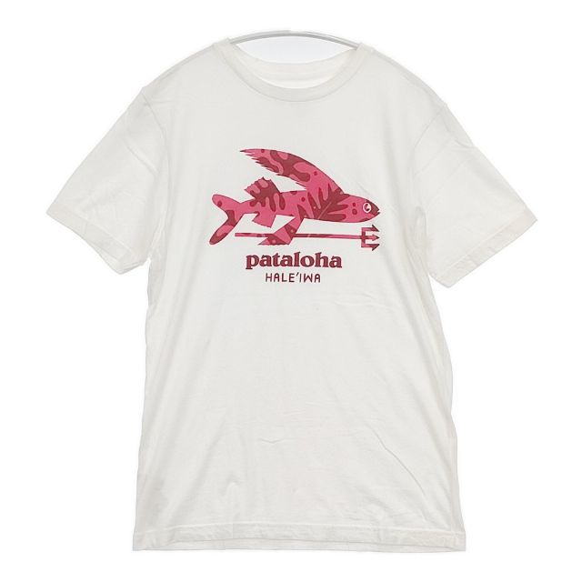 Rakuten - patagonia HALEIWA ハレイワ限定 ハワイ トビウオ XS 半袖Tシャツ カットソー ホワイト レディース パタゴニア【中古】6-0429S