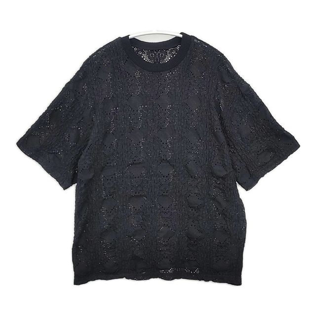 Rakuten - Nomine レースTシャツ 定価5940円 半袖Tシャツ カットソー ブラック レディース ノミネ【中古】6-0429S