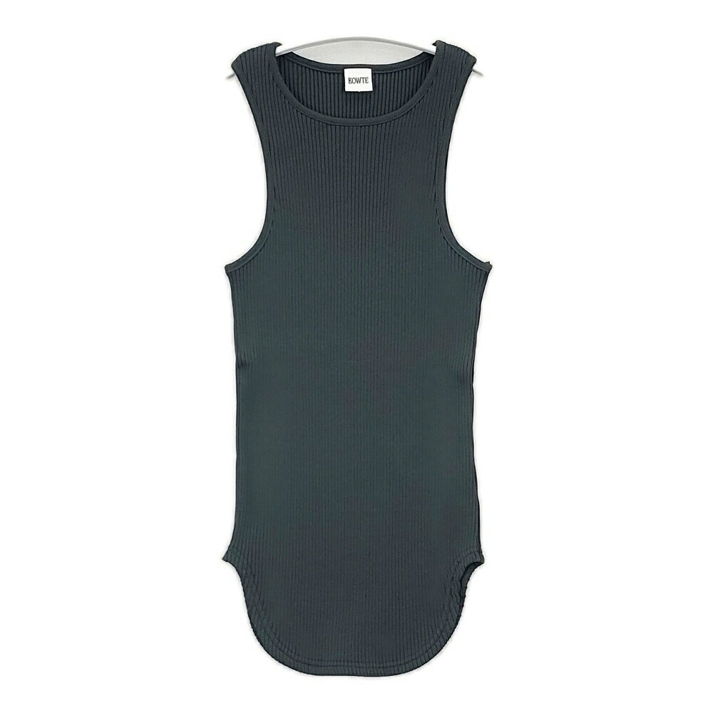 Rakuten - BOWTE バウト 新品 24SS HIGH TWIST COTTON RIB TUNK TOP 定価13200円 コットン タンクトップ グリーン レディース【中古】6-0430S