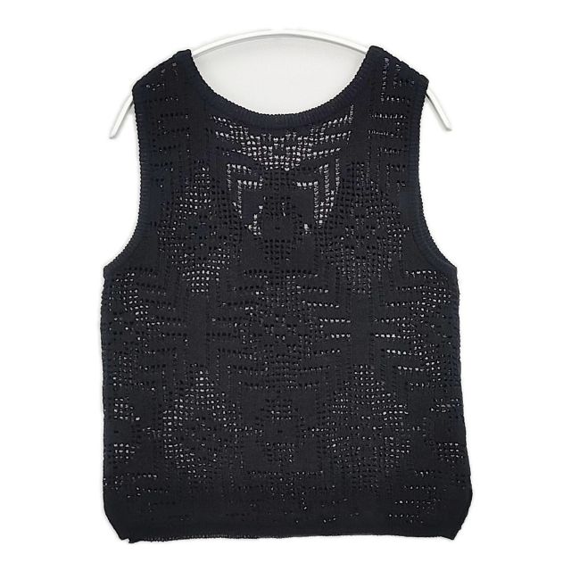 Rakuten - JOURNAL STANDARD ジャガードバックオープンタンク ノースリーブ セーター ニット 25SS ブラック レディース ジャーナルスタンダード【中古】6-0430M