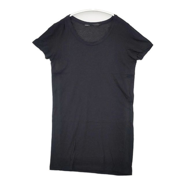 Rakuten - GALERIE VIE コットン サイズ1 ロング丈 半袖Tシャツ カットソー ブラック レディース ギャルリーヴィー【中古】6-0423S