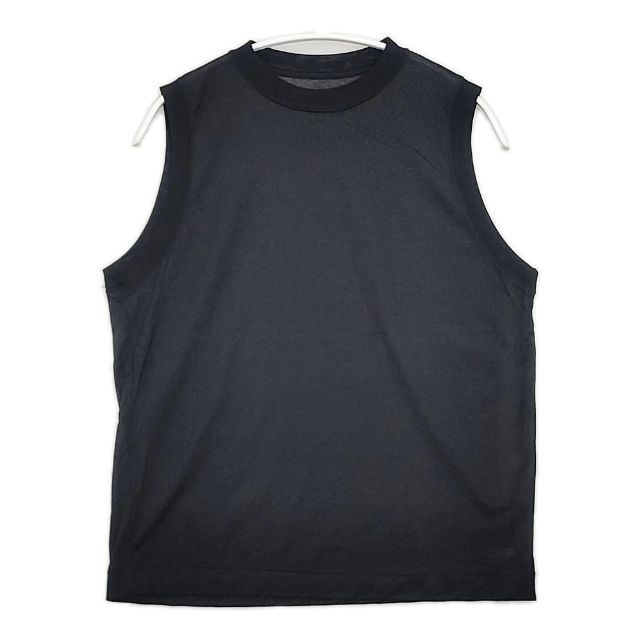 Rakuten - BEAUTY&YOUTH UNITED ARROWS コットンナイロン クルーネック ノースリーブ Tシャツ 定価9900円 Tシャツ カットソー ブラック レディース ビューティアンドユース【中古】6-0425S