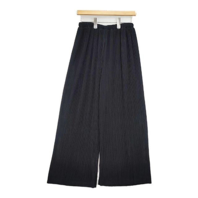 Rakuten - Spick and Span Noble 新品 クリスタルプリーツスリットパンツ 定価23100円 パンツ ブラック レディース スピック＆スパン ノーブル【中古】6-0425M