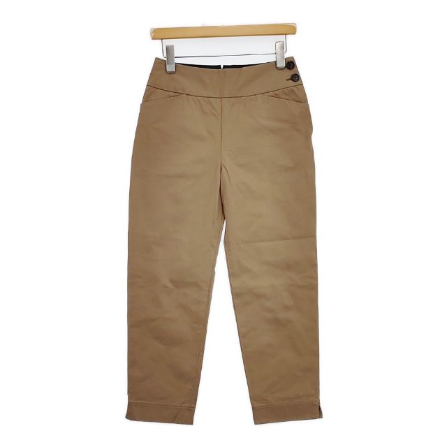 MARGARET HOWELL SOFT COTTON DRILL TROUSERS ソフトコットントラウザーズ 定価39600円 578-8143003 パンツ ブラウン レディース マーガレットハウエル6-0423G