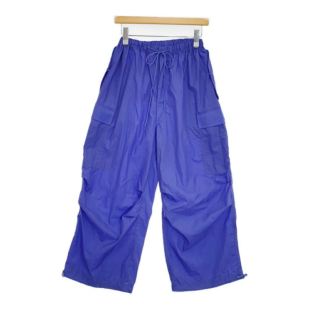 Rakuten - Robes & Confections NYLON CARGO PANTS 定価39600円 サイズ2 ナイロン カーゴパンツ パープル レディース ローブスコンフェクションズ【中古】6-0317G