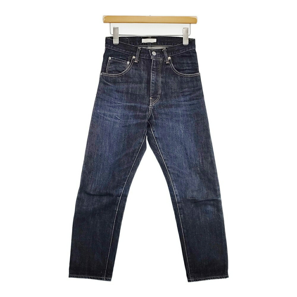 HATSKI Regular Tarperd Denim レギュラーテーパードデニムパンツ HTK-18007 サイズW0 デニムパンツ ネイビー レディース ハツキ6-0317G