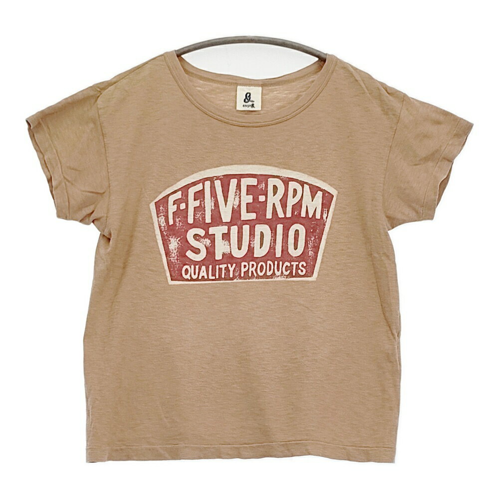 45rpm - 45R/45rpm レーヨン天竺のビッグプルTシャツ 定価29700円 半袖Ｔシャツ ブラウン レディース フォーティーファイブアールピーエム【中古】2-0731S▲ 楽天市場】45r 古着（カラーベージュ）（Tシャツ・カットソー