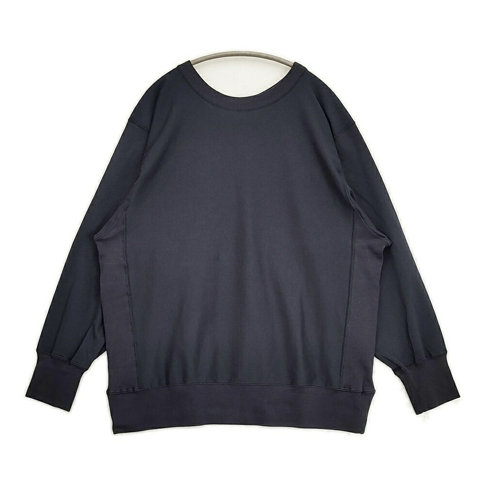 INTERIM REVERSE WEAVE L/S HIGH GAGE SWEAT SHIRT サイズ5 トレーナー スウェット ダークネイビー メンズ インテリム6-0603M