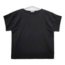 MARGARET HOWELL 578-2168007 DENSE COTTON JERSEY コットン 半袖Tシャツ カットソー 22SS ブラック レディース マーガレットハウエル【中古】5-0517S(4)