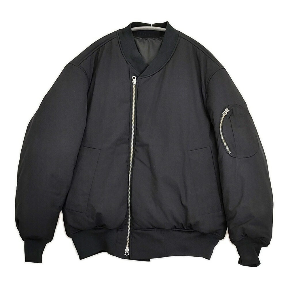 un/unbient unum別注 MA-1 UNJK-UMEX01 サイズLM 定価113300円 ブルゾン ミリタリージャケット ブラック メンズ アン6-0414T