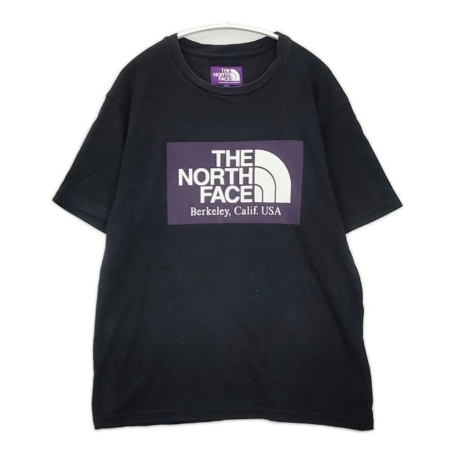 美品 THE NORTH FACE PURPLE LABEL ノースフェイス パープルレーベル アシンメトリー ロゴTシャツ N25SH117 サイズS パープルネイビー レディース 古着 中古 USED THE NORTH FACE（ザ ノースフェイス） 美品 THE NORTH FACE PURPLE