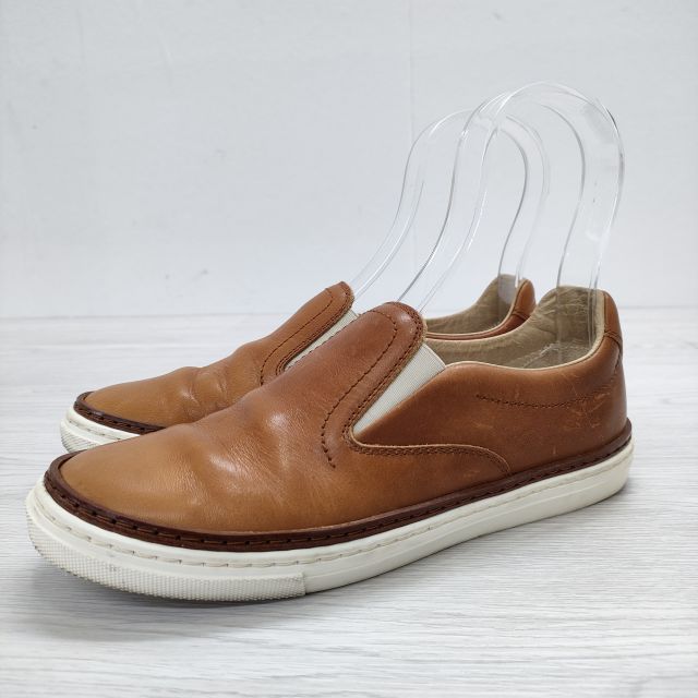 Maison Martin Margiela レザースリッポン マルジェラ22 サイズ36 スニーカー シューズ ブラウン レディース メゾンマルタンマルジェラ【中古】3-0215G☆