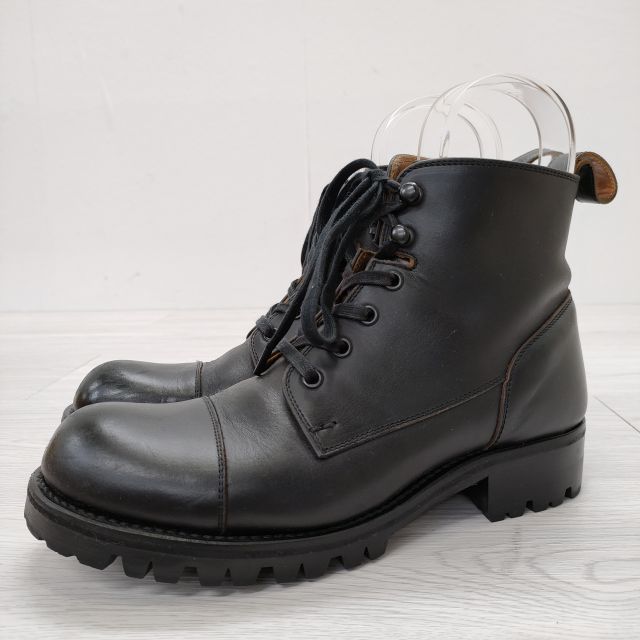 ARTS&SCIENCE 未使用 Race up boots レースアップ 033L955899 ブーツ ブラック レディース アーツ&サイエンス【中古】3-0514G◎