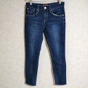 RED CARD New ANNIVERSARY アニバーサリー ストレッチ素材 ジーンズ デニムパンツ ブルー レディース レッドカード【中古】4-0521G