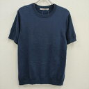 Charpentier de Vaisseau 半袖 コットン サイズ1 ニット ネイビー レディース シャルパンティエドゥヴェッソ【中古】4-0603S