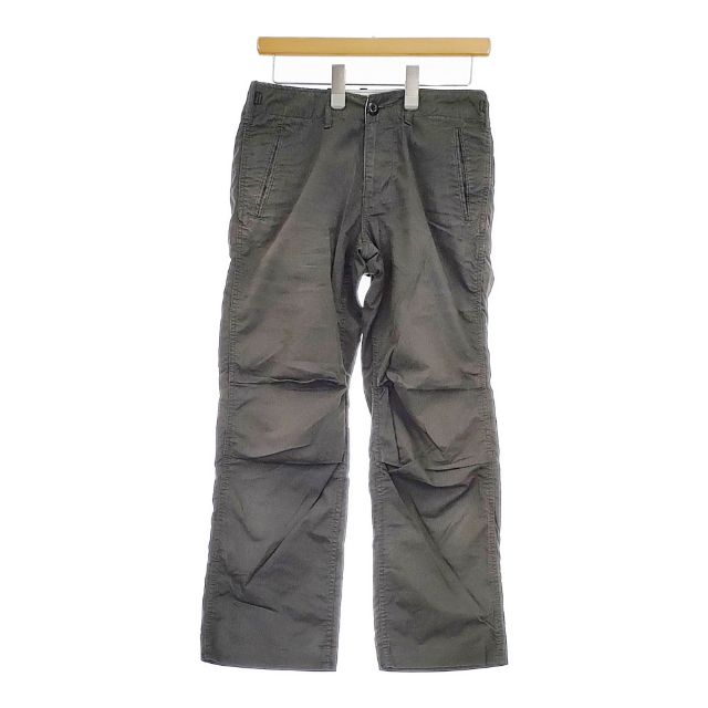 MHL./ALPHA 578-243171 コットンナイロン ミリタリー パンツ グレー レディース エムエイチエル/アルファ5-0126G
