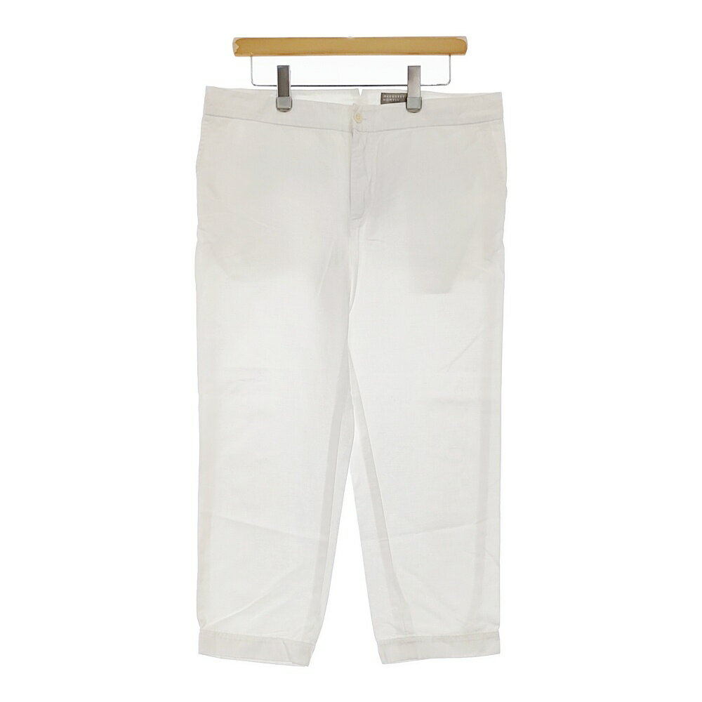 Rakuten - MARGARET HOWELL 578-7142016 HIGH TWIST COTTON LINEN サイズ2 パンツ ホワイト レディース マーガレットハウエル【中古】5-0328M