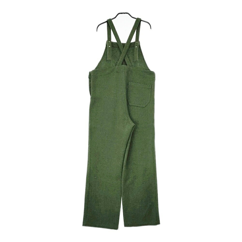 R&D.M.Co- ウール サロペットパンツ サイズM オーバーオール グリーン レディース オールドマンズテーラー【中古】5-0103T