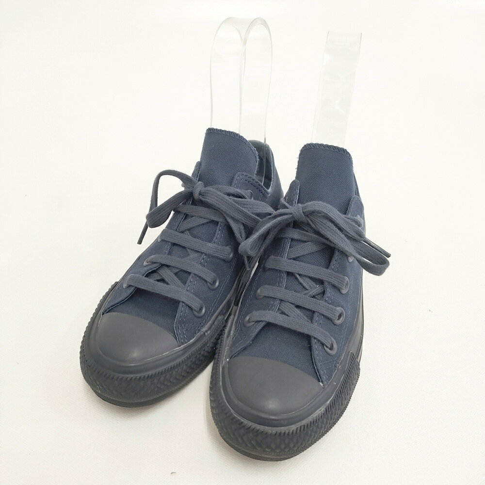 CONVERSE/weeksdays ALL STAR 100 OX オールスター ローカット 22cm スニーカー ネイビー レディース コンバース/ウィークスデイズ【中古】6-0119G