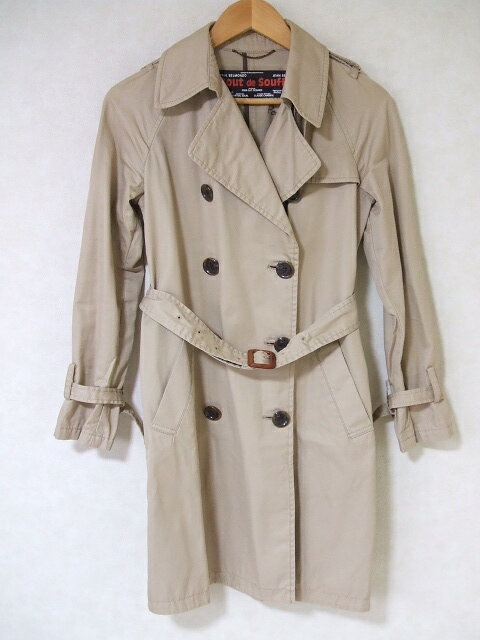 Deuxieme Classe a bout de souffle サイズ36 トレンチコート ベージュ レディース ドゥーズィエムクラ..