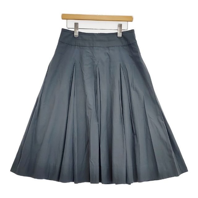 Rakuten - MARGARET HOWELL 578-1232007 SILK COTTON POPLIN SKIRT 定価41800円 スカート 21AW ブルーグレー レディース マーガレットハウエル【中古】5-1204M