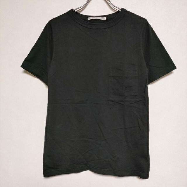 Charpentier de Vaisseau ポケット付 コットン 半袖Tシャツ カットソー ブラック レディース シャルパンティエドゥヴェッソ【中古】4-0808S