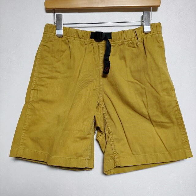 Gramicci 1100-56j クライミング ショートパンツ ハーフパンツ ショーツ イエロー系 レディース グラミチ【中古】4-0808S