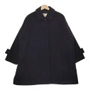 Traditional Weatherwear MALTON 定価64900円 メルトンステンカラーコート 24AW 黒 レディース トラディショナルウェザーウェア【中古】5-0131A(4)