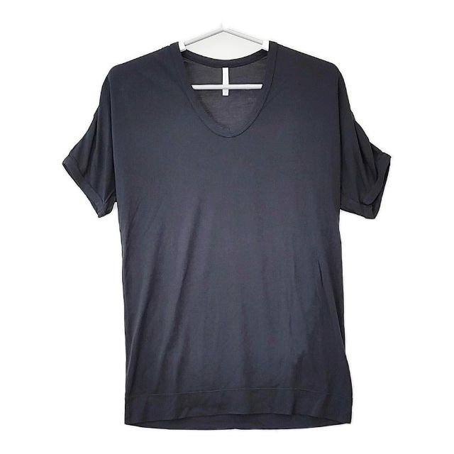 NO CONTROL AIR 製品染め モダール リヨセル 半袖Tシャツ カットソー ネイビー レディース ノーコントロールエアー5-0528S