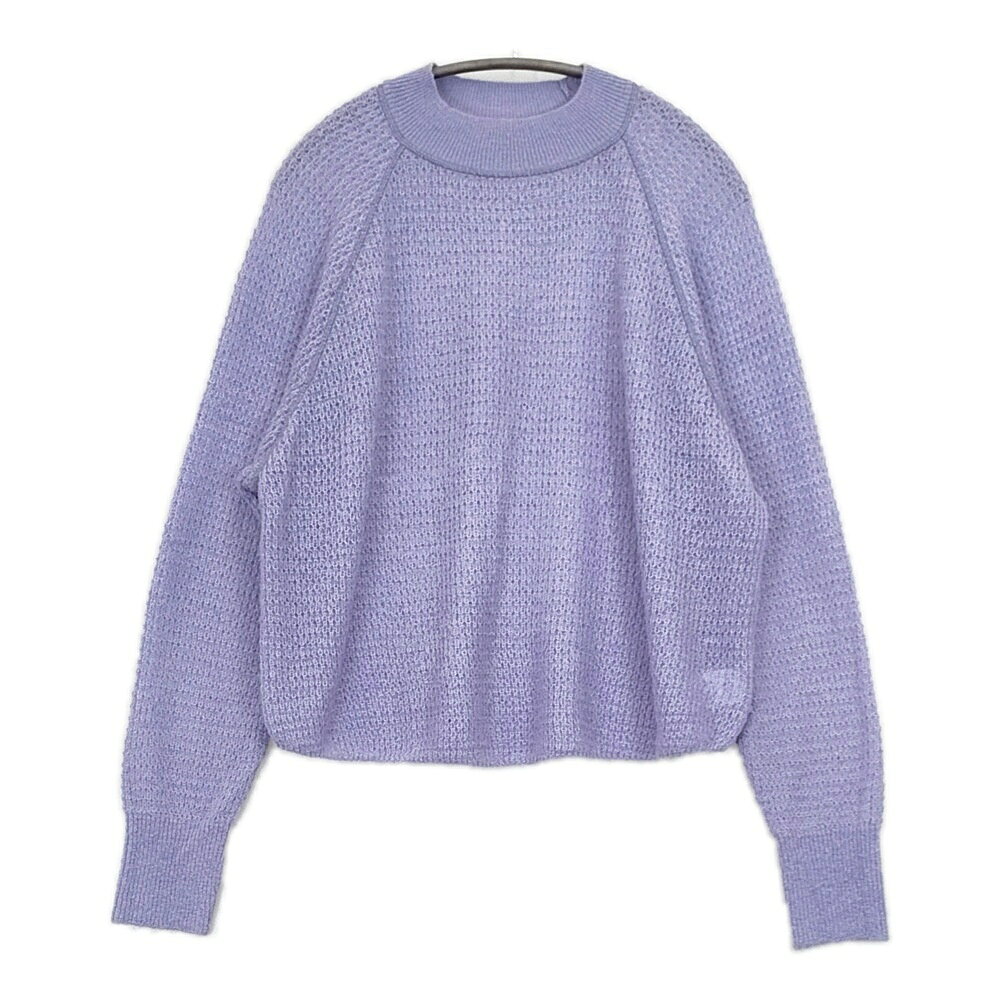 Rakuten - audrey and john wad ラグラン 定価13200円 ニット ラベンダー レディース オードリーアンドジョンワッド【中古】5-1211T