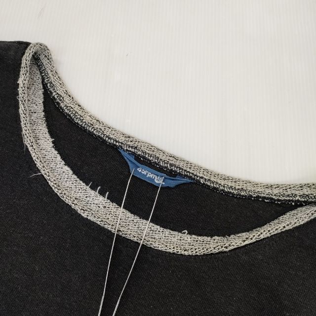 45R/45rpm スウェット ワンピース チュニック チャコールグレー レディース フォーティーファイブアールピーエム【中古】5-0827M