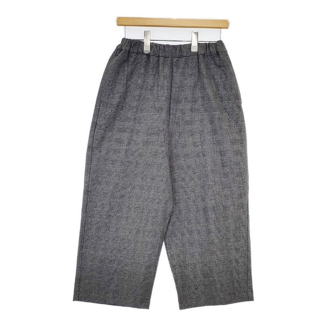 Rakuten - TRAVAIL MANUEL グレンチェックノバドパンツ 定価15400円 502013 パンツ グレー レディース トラバイユマニュアル【中古】5-1013T