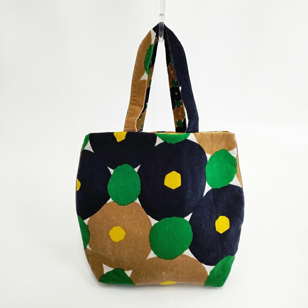 mina perhonen BEAMS別注 forest ring ベルベット トートバッグ 多色 レディース ミナペルホネン【中古】5-1111Tのサムネイル