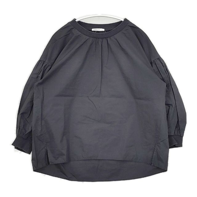 KURASHI&amp;Trips シアーシャツ ノーカラー 長袖シャツ ブルー レディース クラシアンドトリップス/北欧、暮らしの道具店【中古】4-0325M♪ KURASHI&Trips シアーシャツ ノーカラー 長袖シャツ ブルー レディース