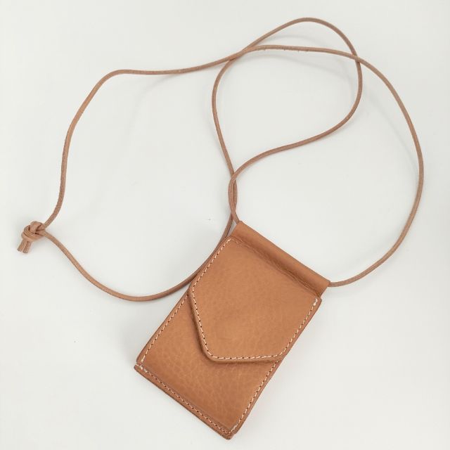 Rakuten - Hender Scheme hang wallet 定価17600円 レザー 革 ハンウォレット 財布 コインケース ベージュ レディース エンダースキーマ【中古】6-0110G