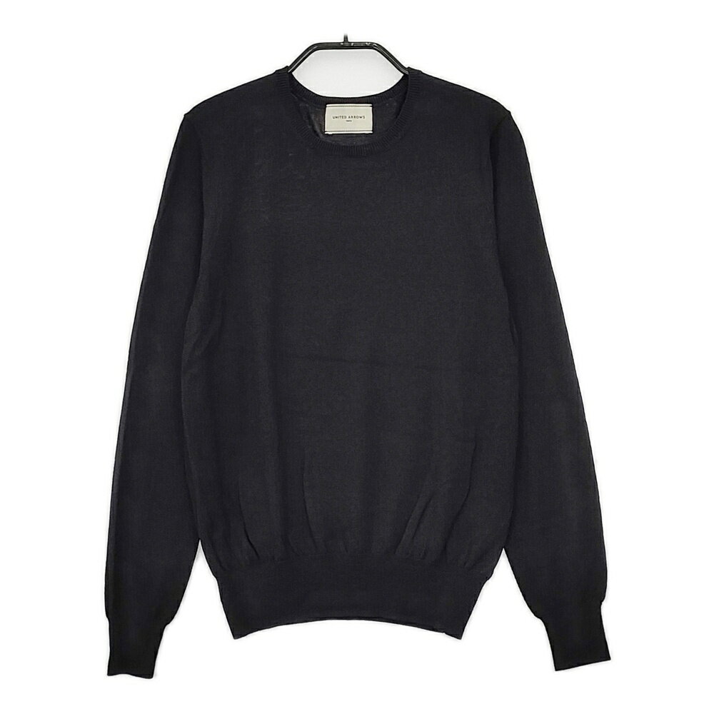 LF99100-96008-39 商品説明 ブランド UNITED ARROWS アイテム セーター ニット UBCBウールクルーネックニット 1513-136-4069 カラー ブラック※色は実物を見て判断したものを記載しております。発売時のカラー展開は把握しておりませんので、メーカー公式のカラーとは異なる場合もございます事をご了承くださいませ。 性別タイプ レディース 表記サイズ 表記なし 実寸サイズ 肩幅：約35cm着丈：約53cm身幅：約40.5cm袖丈：約58cm※採寸画像がある商品はハンガーに吊るした状態での計測のため、平置きでの採寸とは差が生じる場合がございます。平置きでの実寸サイズをご希望の場合は、ご購入前に必ずご質問ください。 ※記載以外のサイズが合わないことを理由とした返品はできませんので、 記載部分以外で実寸サイズの気になる箇所があれば必ず購入前にご質問ください。 品質表示 ウール100％ 季節・シーズン 秋冬 状態 【参考ランク】 A-B 【全体の印象】 やや使用感はありますが、全体的な印象としては綺麗です。 【状態】 やや使用感 ※保管時にできた折りジワ、繊維付着などはご容赦下さい。 仕様 ポケット：なし着脱仕様： プルオーバー 透け感： ややあり 裏地： なし その他 ※モニターの発色の具合によって実際のものと色が異なる場合があります。 質問などありましたらご遠慮なくどうぞ！