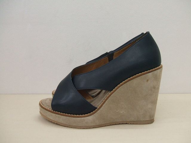 A.P.C. ウエッジソール サイズ37 サンダル モスグリーン レディース アーペーセー【中古】1-0528S