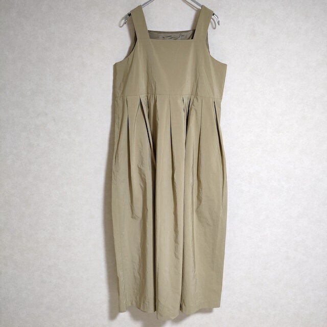 MOOLA KALAH サイズ2 ノースリーブ ワンピース ベージュ レディース モーラカーラ【中古】3-0818M