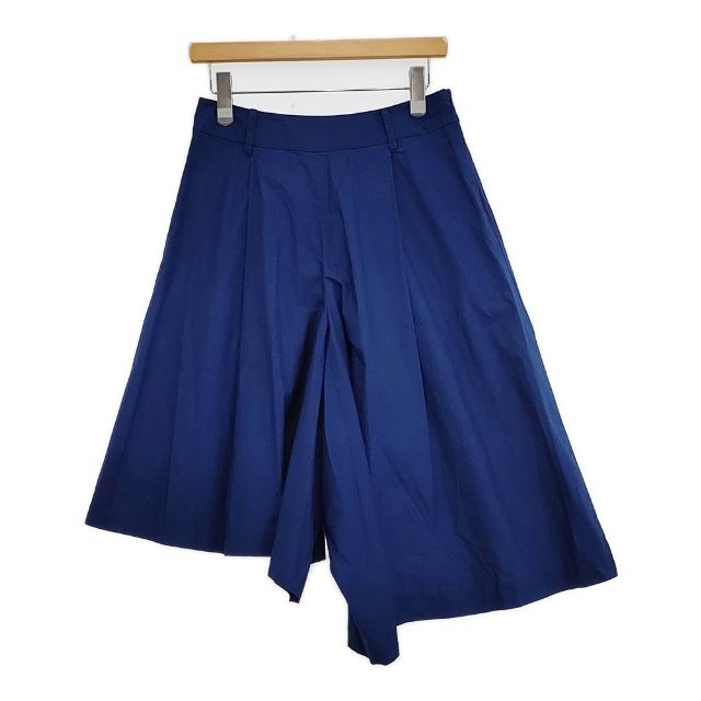 SI-HIRAI ワイドパンツ CHSS17-3514 コットン アシンメトリー キュロット ブルー レディース スーヒライ【中古】5-1204M