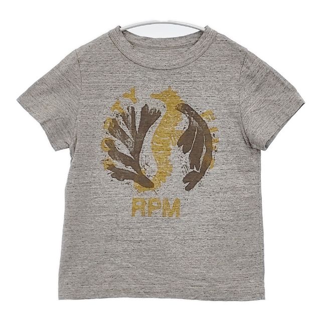 Rakuten - 45R/45rpm 海ものがたりのプリントTシャツ(タツノオトシゴ) 半袖Tシャツ カットソー グレー レディース フォーティーファイブアールピーエム【中古】6-0429S