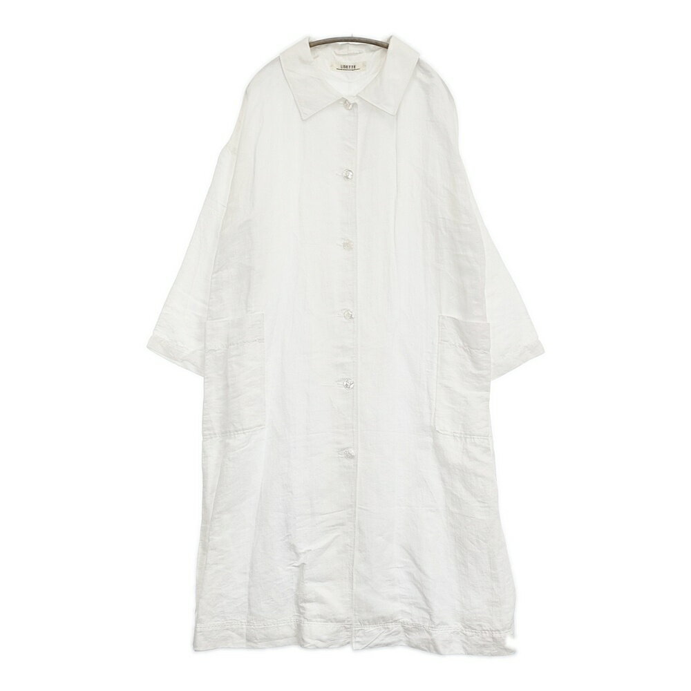 Rakuten - Lisette ヘンプコットン サイズ36 LC-19E050 コート ホワイト レディース リゼッタ【中古】6-0309M