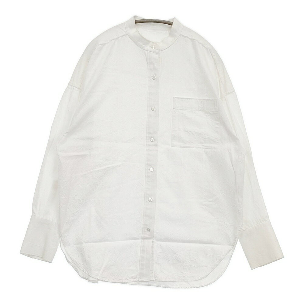 Rakuten - CITYSHOP BIG SHILHOUTTE SHIRTS ビッグシルエットシャツ 定価15400円 長袖シャツ ホワイト レディース シティショップ【中古】6-0311M