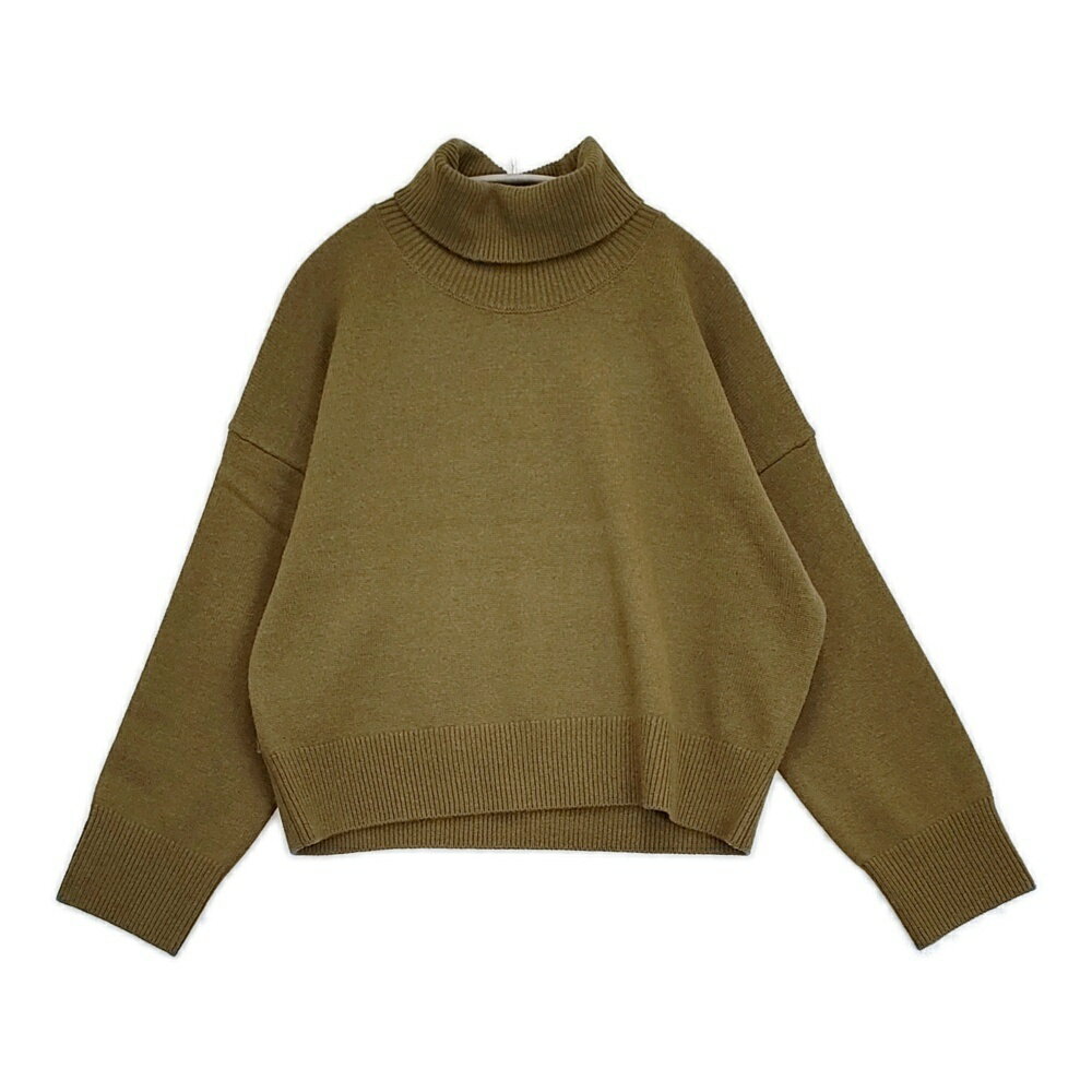 Rakuten - KURASHI&Trips やわらかに包むカシミヤシルク混のタートルネックニット 定価11000円 セーター 25AW カーキ オリーブ レディース クラシアンドトリップス/北欧、暮らしの道具店【中古】6-0309T