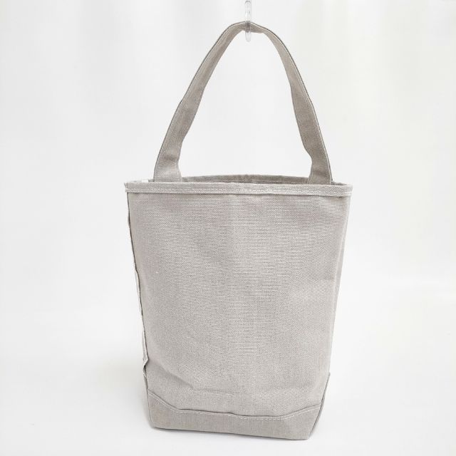TEMBEA BAGUETTE TOTE バゲットトート リネン ワンハンドル トートバッグ グレー レディース テンベア【中古】6-0517G