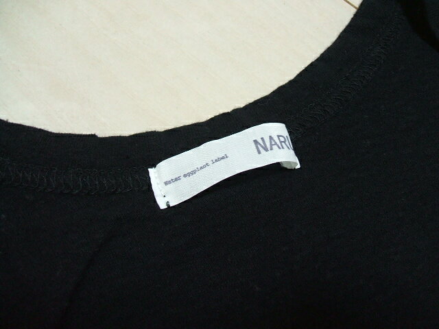 NARU ノースリーブ コットン100％ チュニック ブラック レディース ナル【中古】2-0709S