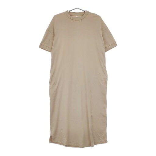 humoresque relax dress IS1101 半袖 コットン ワンピース ベージュ レディース ユーモレスク【中古】5-0601S humoresque relax dress IS1101 半袖 コットン ワンピース ベージュ レディース ユーモレスク【中古】5-0601S