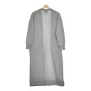 UNITED ARROWS 1515-136-0786 羽織 ウールニット ロング カーディガン グレー レディース ユナイテッドアローズ【中古】4-1217T(4)