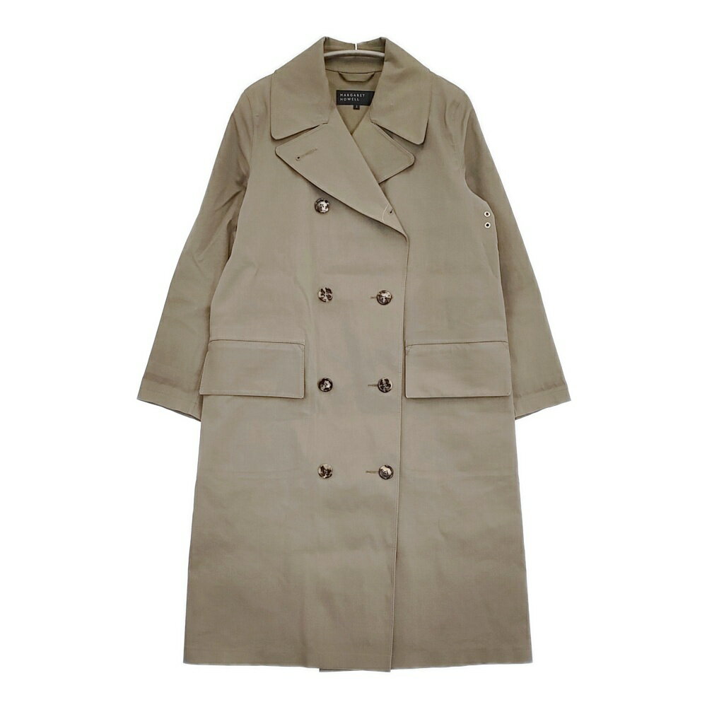 MARGARET HOWELL ベージュ トレンチコート ダブルブレスト MARGARET HOWELL ベージュ トレンチコート ダブルブレスト