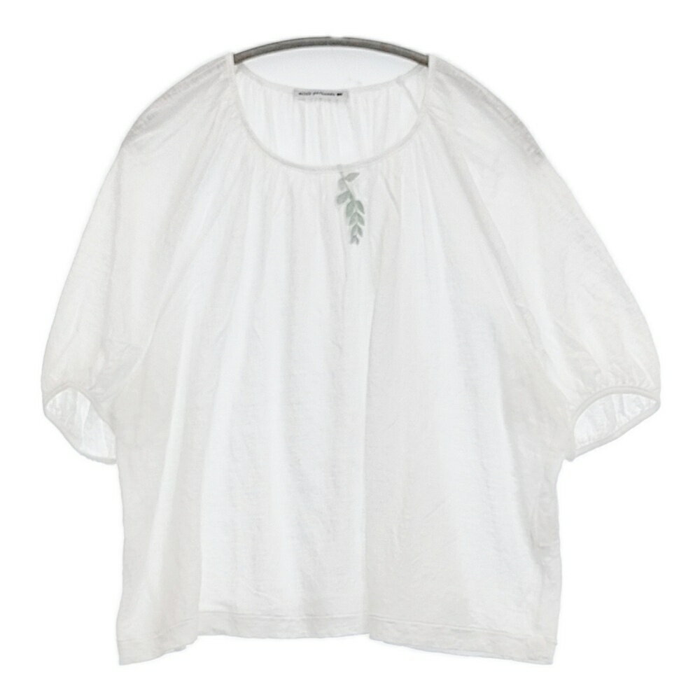 【美品】  mina perhonen / ミナペルホネン | hello swallow コットン バードプリント カットソー | 38 | ライトベージュ | レディース mina perhonen hello swallow リネンワンピース - ミナペルホネン正規