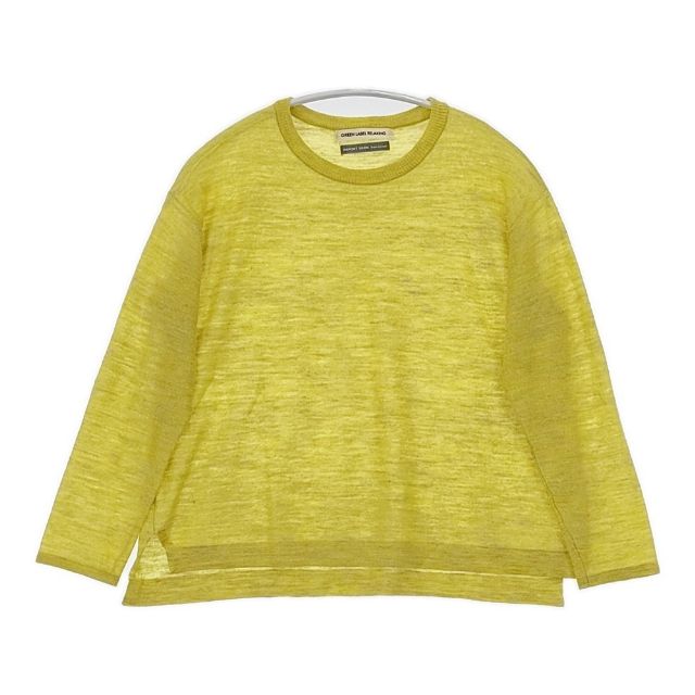 Long-Sleeved Knit - green label relaxing UNITED ARROWS リネン混 セーター ニット イエロー レディース グリーンレーベルリラクシング【中古】6-0326M